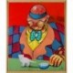 COOK Juan clown à table chapeau rouge