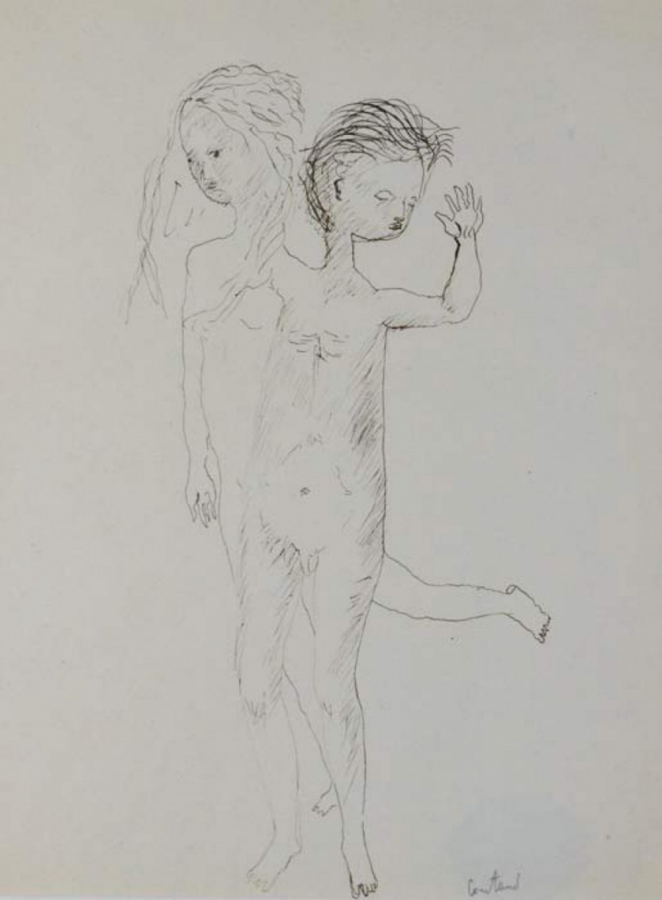 NUS D'ENFANTS - COUTAUD Lucien (1904 - 1977) - Dessin