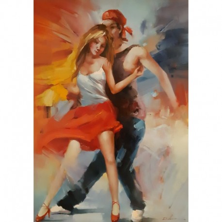 DAHUA Jo couple de danseur de salsa