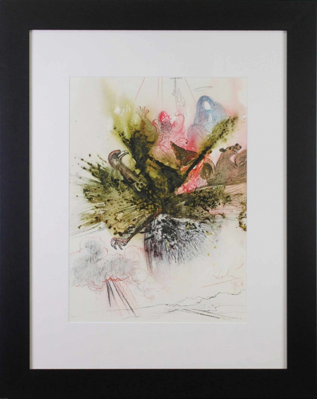 CHANT 4/71 - DALI Salvador ( d’après) (1904 - 1989) - Lithographie