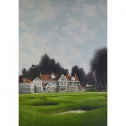 THE 18TH GREEN AT MUIRFIELD GOLF COURSE