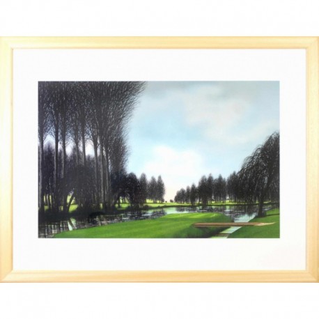 DEPERTHES Jacques golf avec étangs 