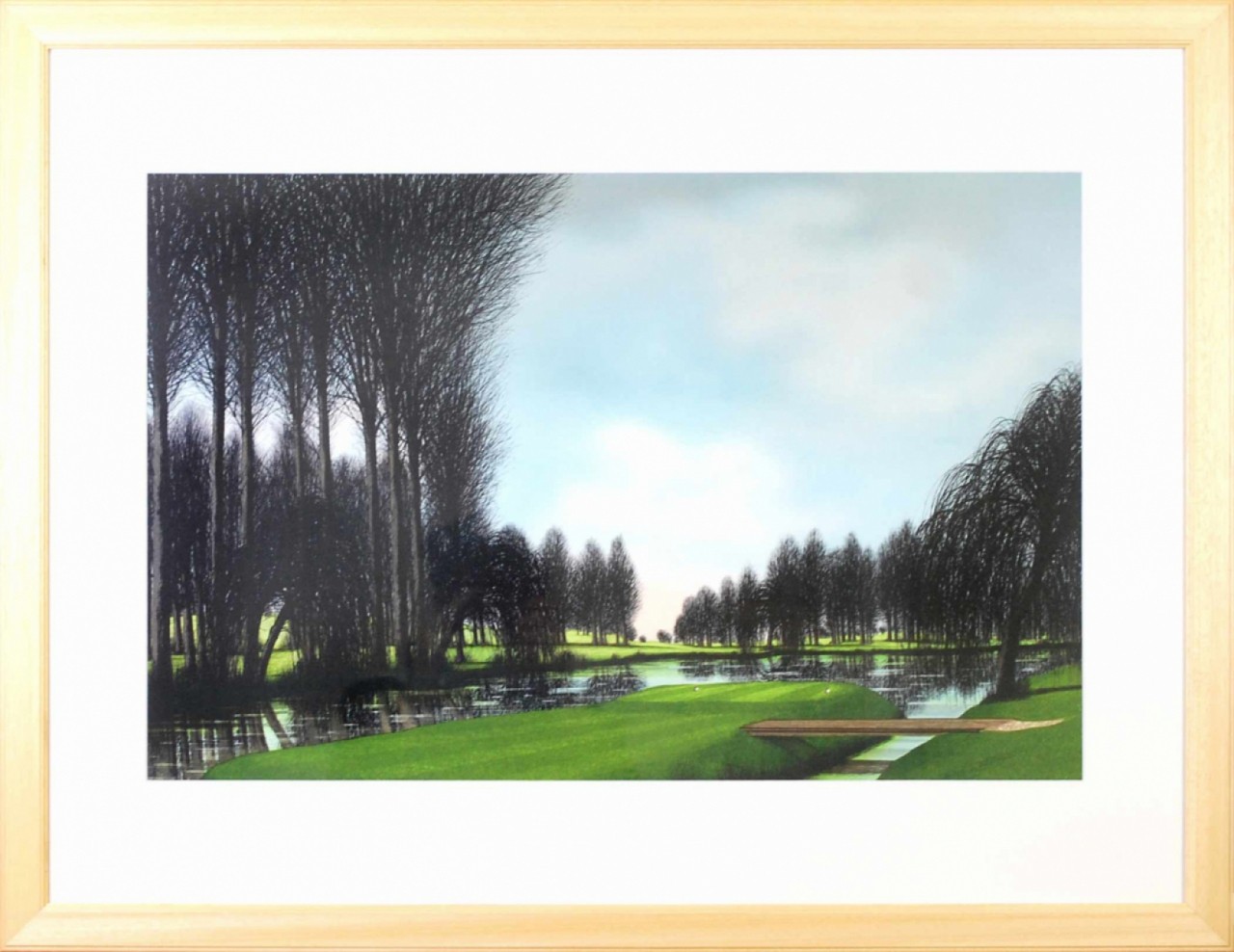 DEPERTHES Jacques golf avec étangs 