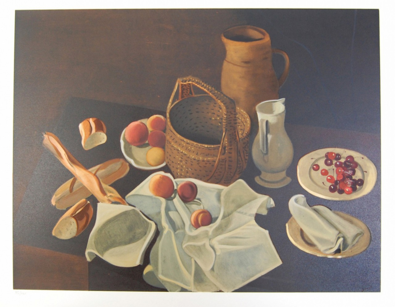 DERAIN André table garnie