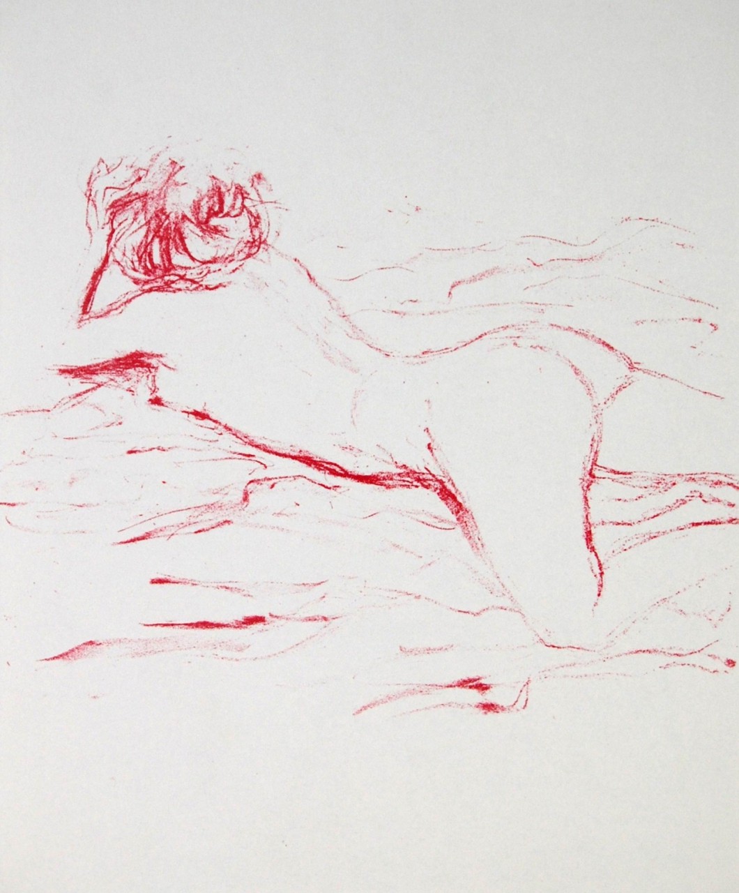 DERAIN André femme nue allongée sur le ventre