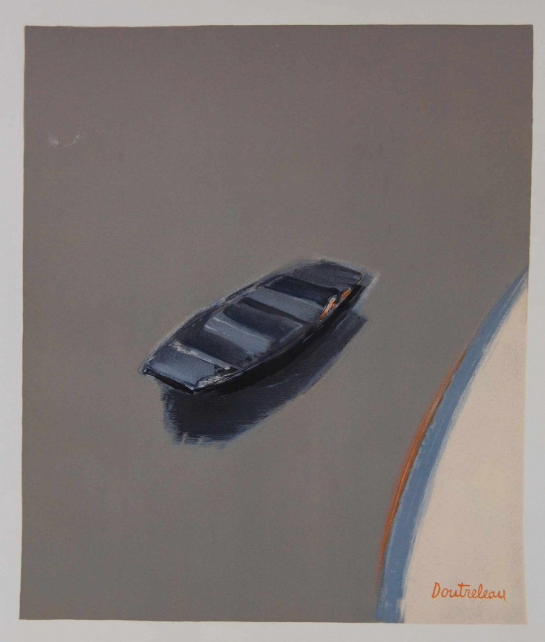 DOUTRELEAU Pierre barque noire