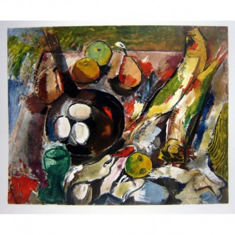 DUFRESNE Charles-Auguste table garnie