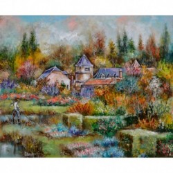 LE JARDIN DE L ABBAYE DE VALLOIRE