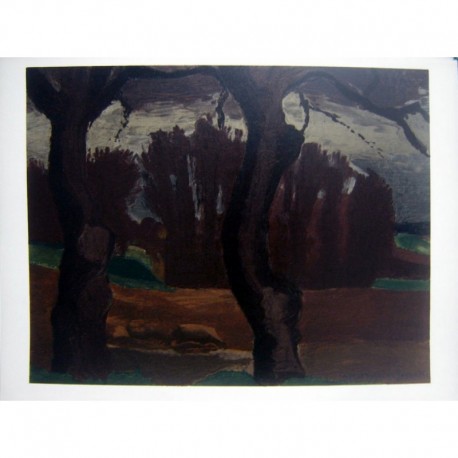 DUNOYER DE SEGONZAC André forêt sombre