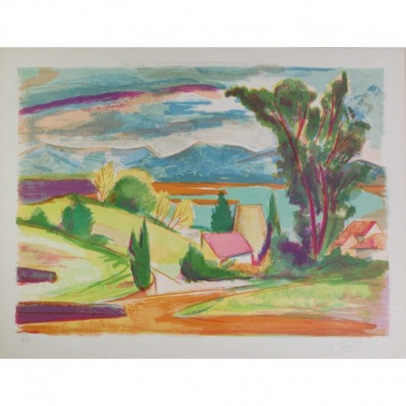 ECOLE MODERNE paysage de lac