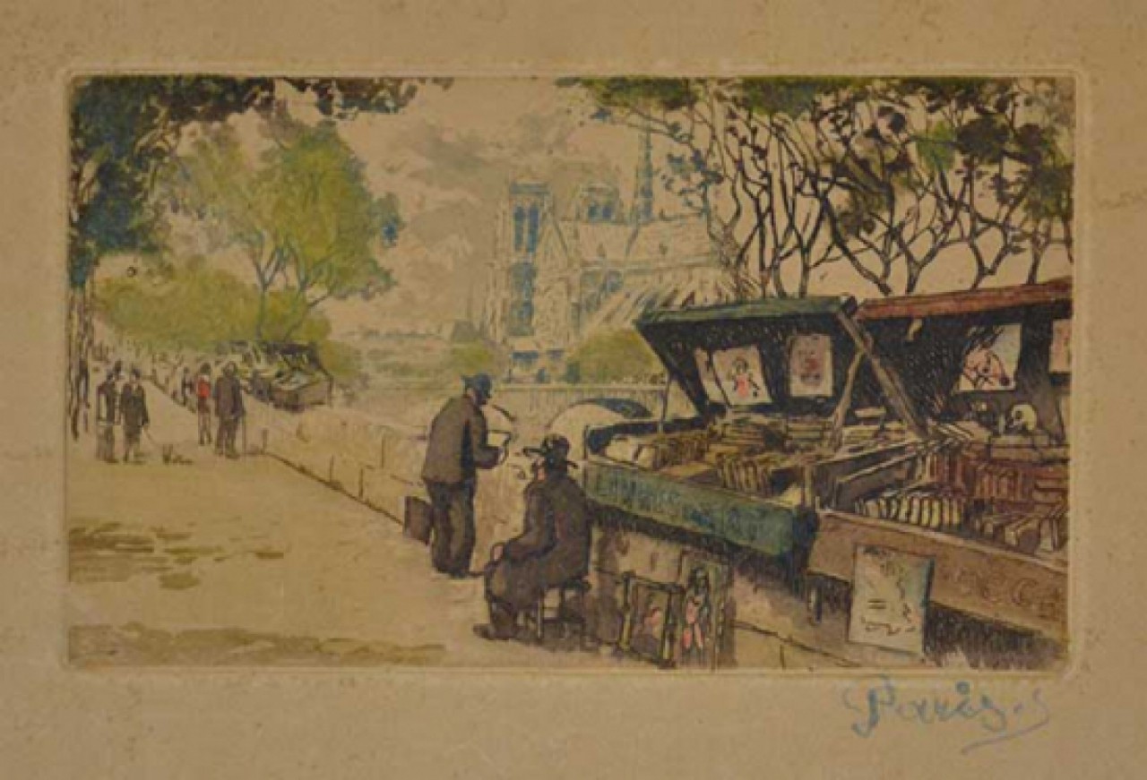 vendeurs de livre à Paris