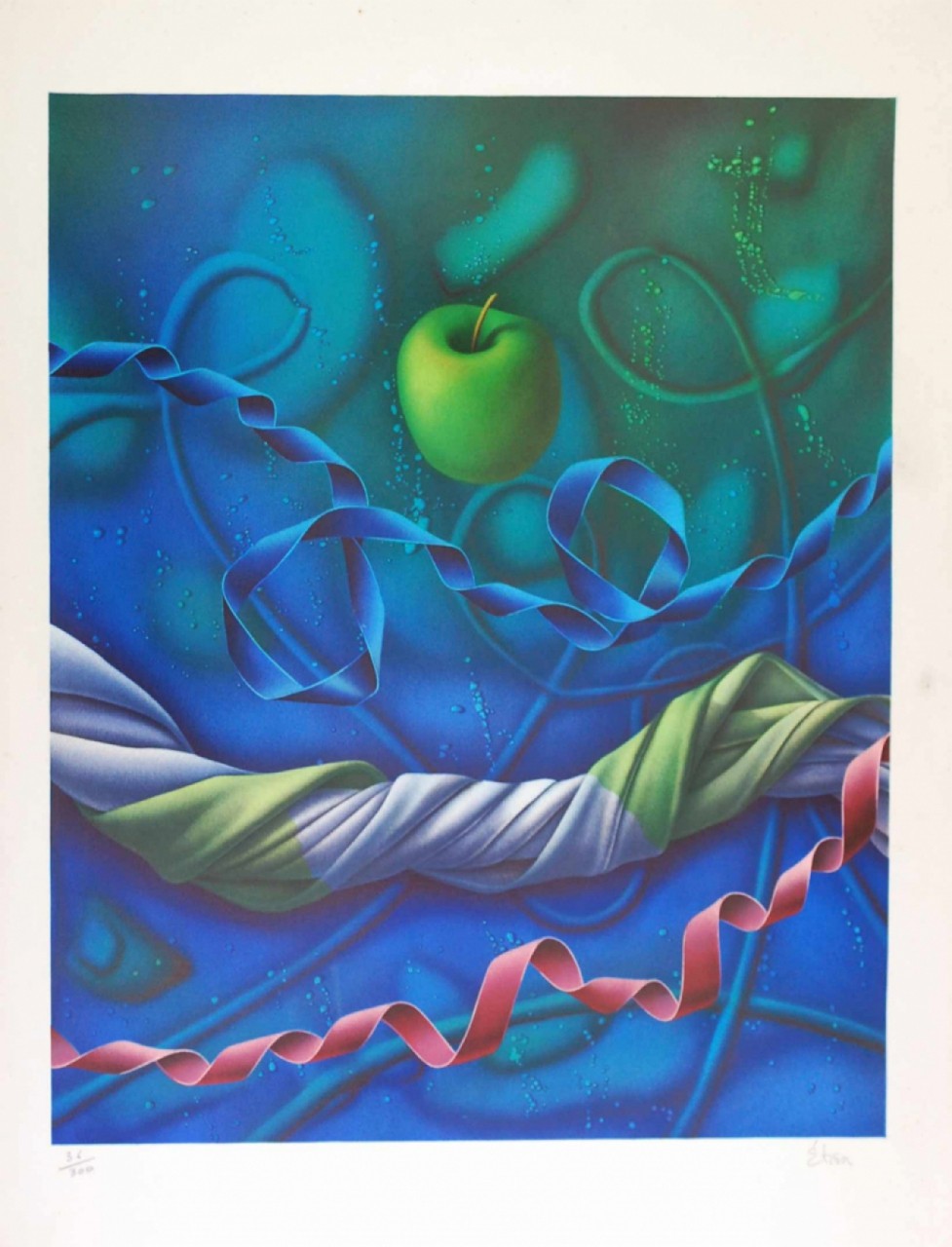 ETIAN rubans et pomme