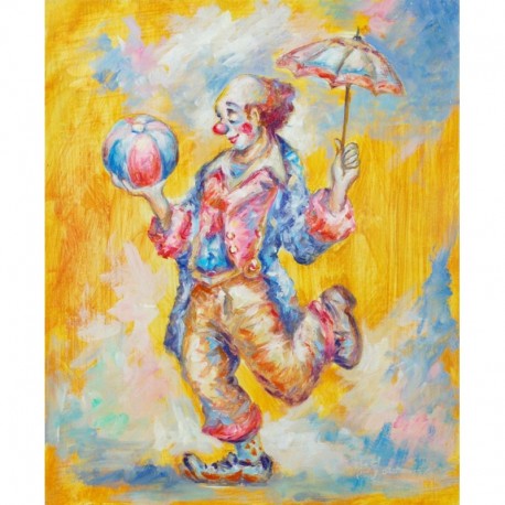 FOURNIER Jean-Baptiste clown jouant au ballon