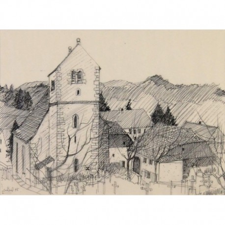 GAILLEUL Georges l'église et le cimetière 