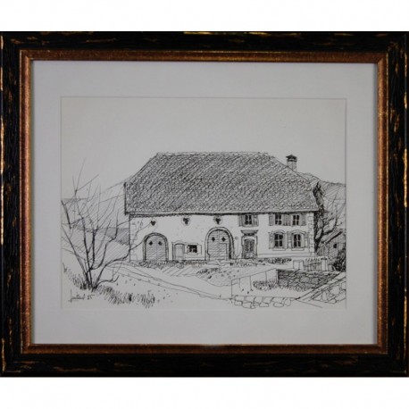 GAILLEUL Georges maison en bas de la colline