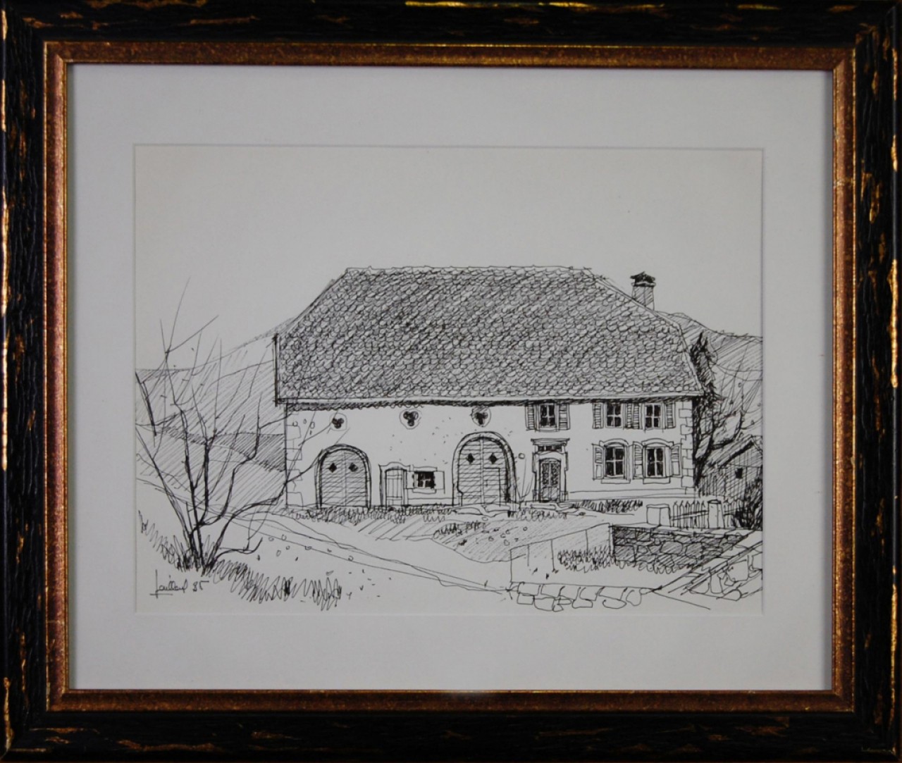 GAILLEUL Georges maison en bas de la colline