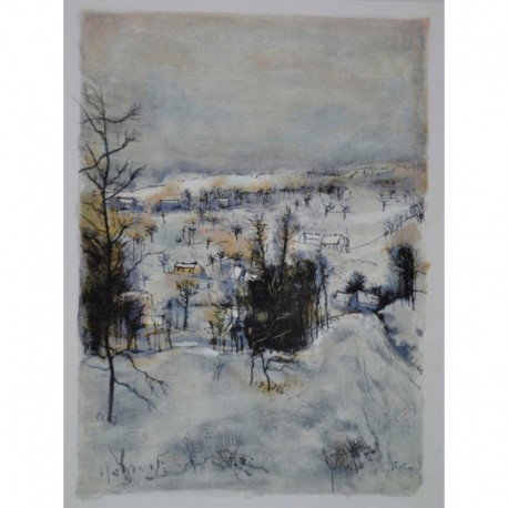 GANTNER Bernard paysage neige