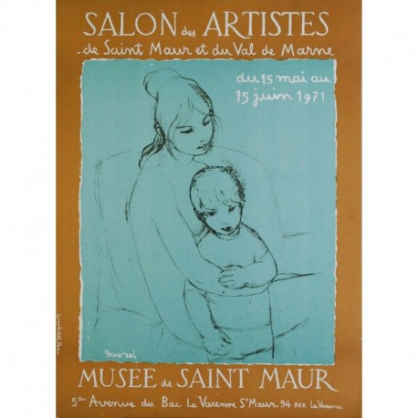 GAVEAU Claude affiche musée de Saint Maur