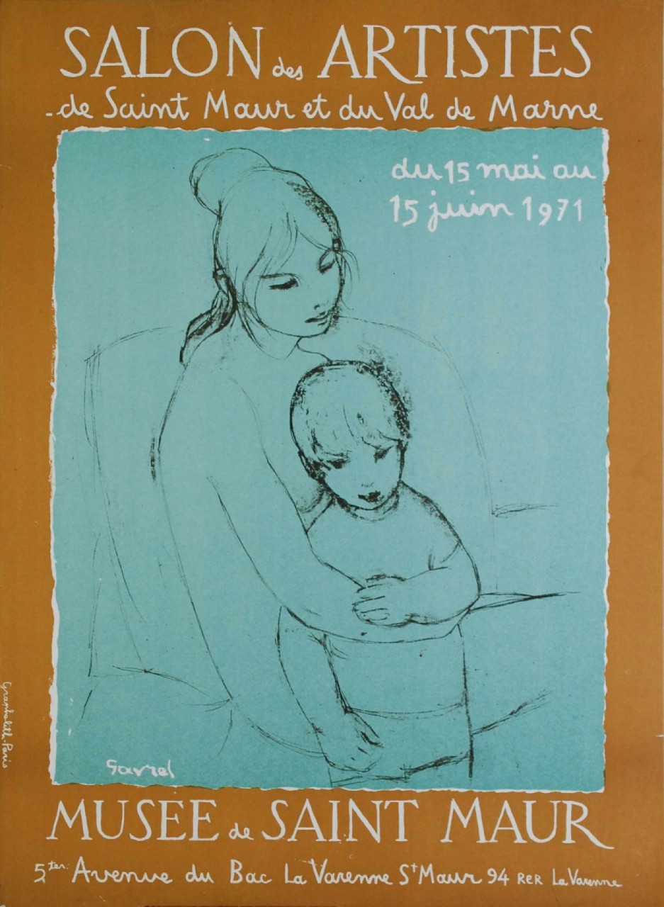 GAVEAU Claude affiche musée de Saint Maur