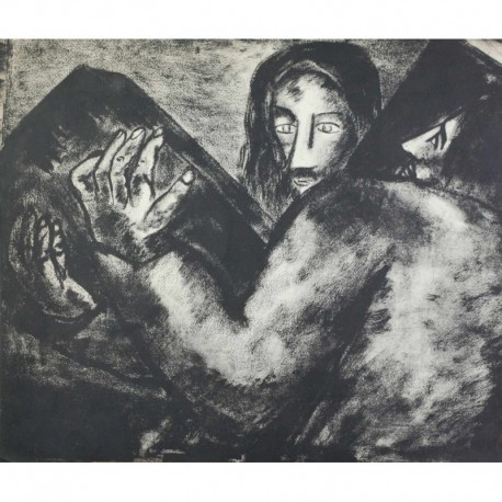 GIMEL Georges le christ et la croix