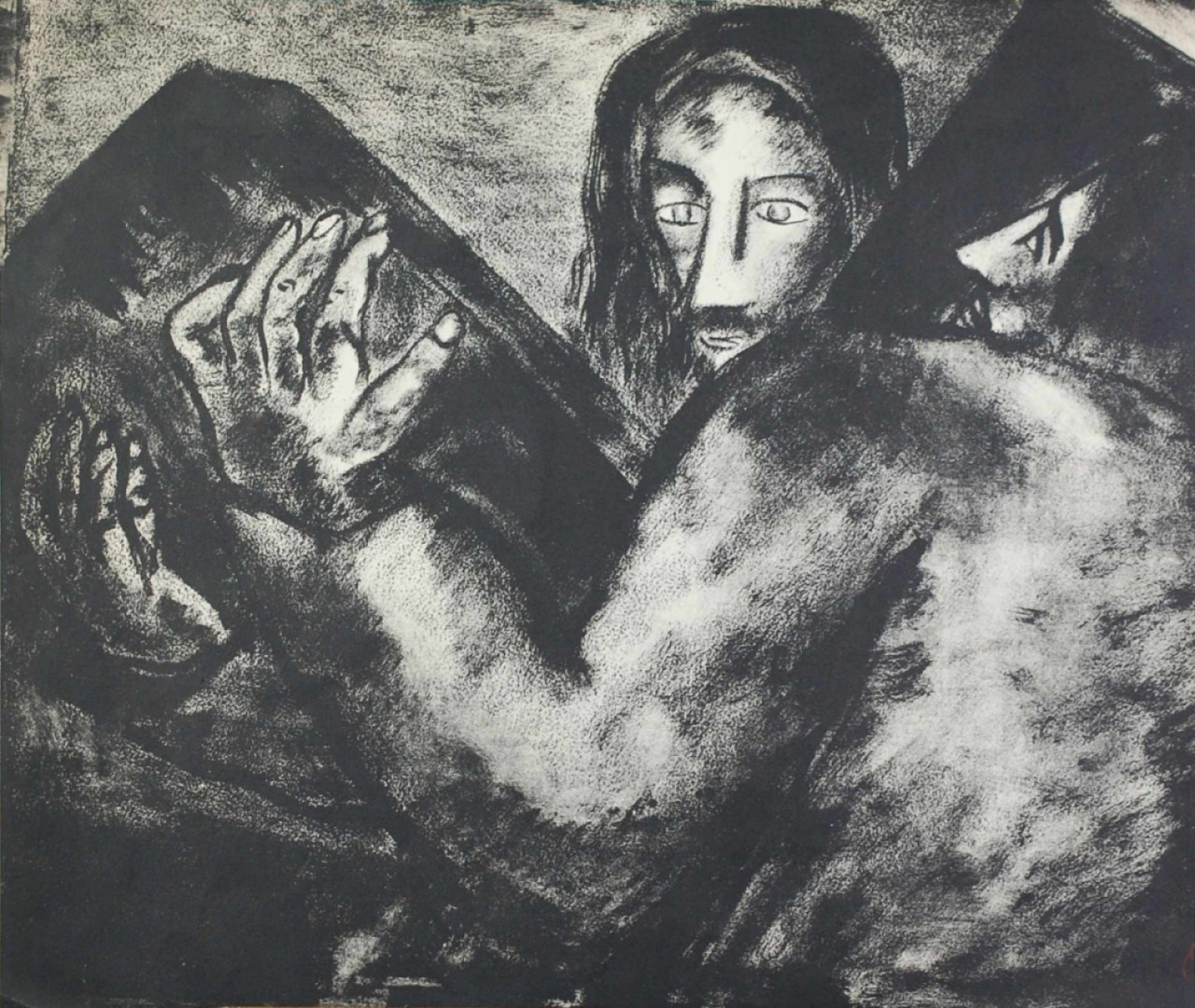 GIMEL Georges le christ et la croix