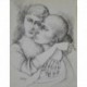HENRY Pierre couple enlacé