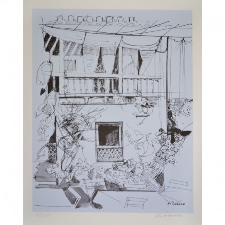 HILAIRE Camille terrasse andalouse
