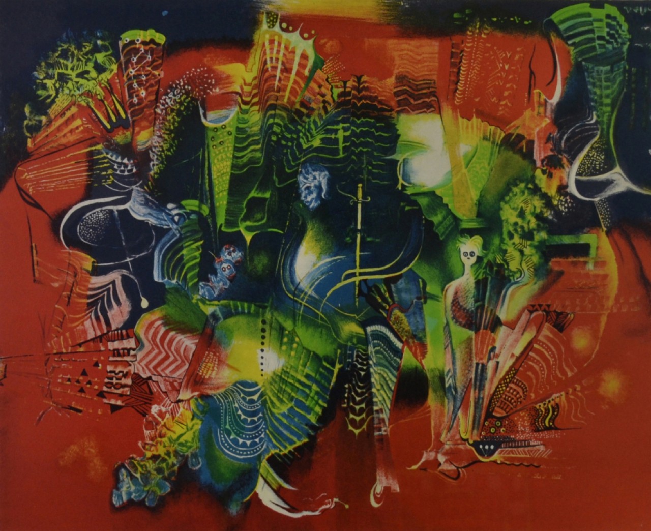 KELMAN composition personnages cadavériques