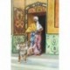 LE SULTAN ET LE TIGRE - KRAMER Claude (XX ème siècle) - Huile sur toile