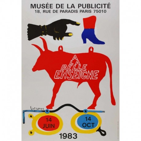 LAGRANGE Jacques vache musée de la publicité