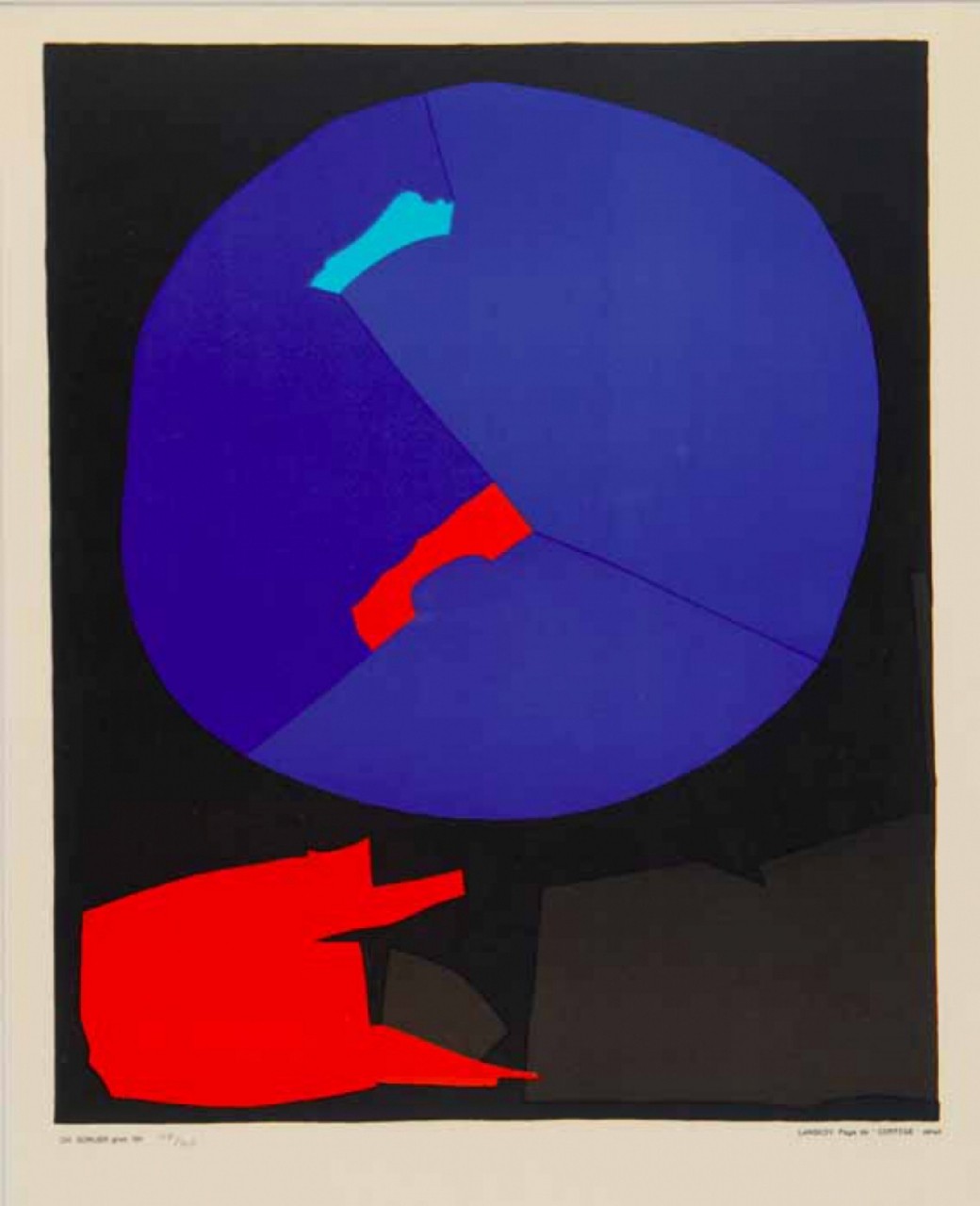 CORTEGE (détail). - LANSKOY André (1902 - 1976) - Lithographie