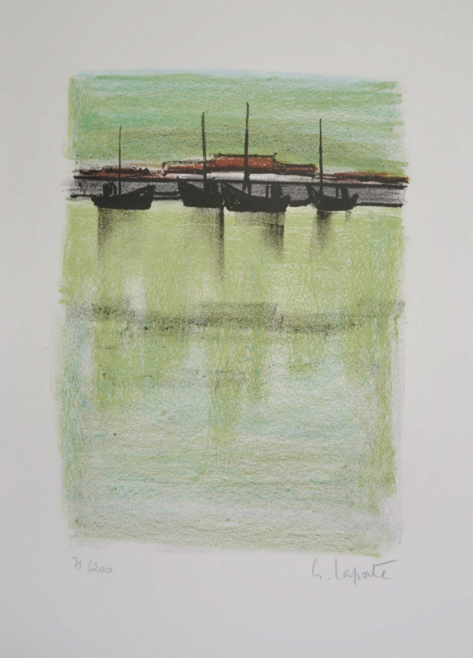 LAPORTE Georges braques au port