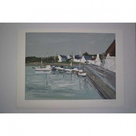 LAPORTE Georges bateaux à quai