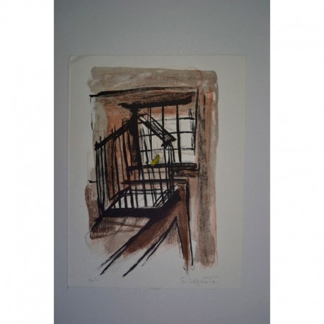 LAPORTE Georges cage à oiseau