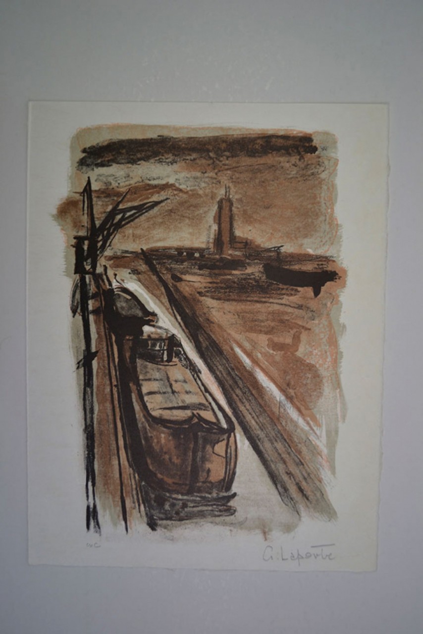 LAPORTE Georges péniche dombre