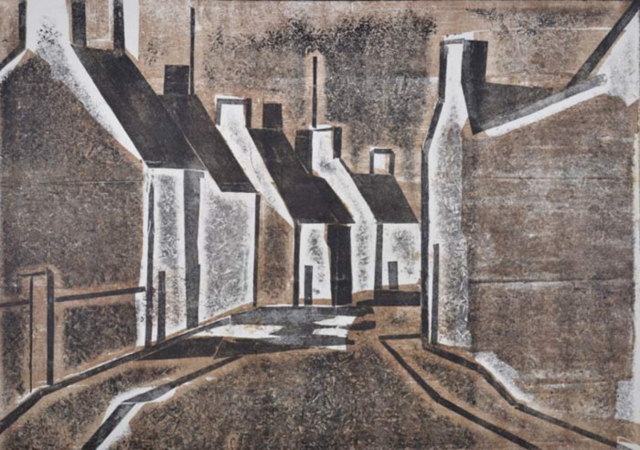 LAPORTE Georges rue sombre