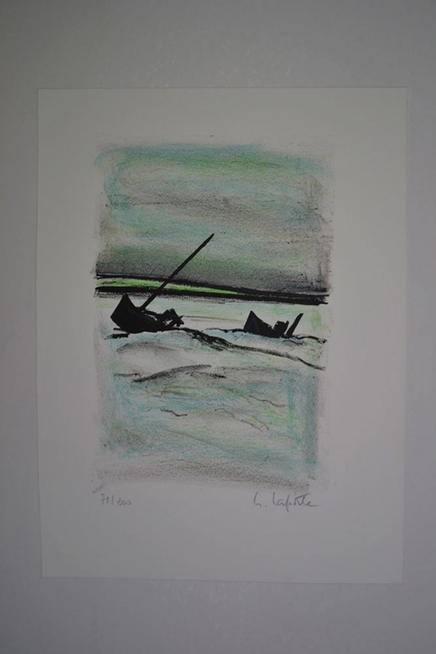 LAPORTE Georges bateau qui divague