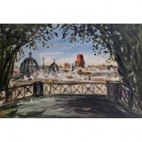 LAPRADE Pierre paysage de Rome