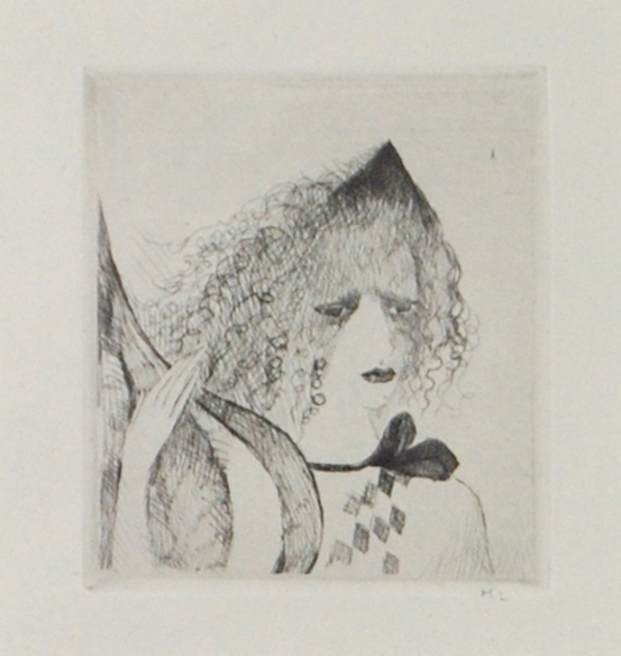 AUTOPORTRAIT - LAURENCIN Marie (1883 - 1956) - Gravure