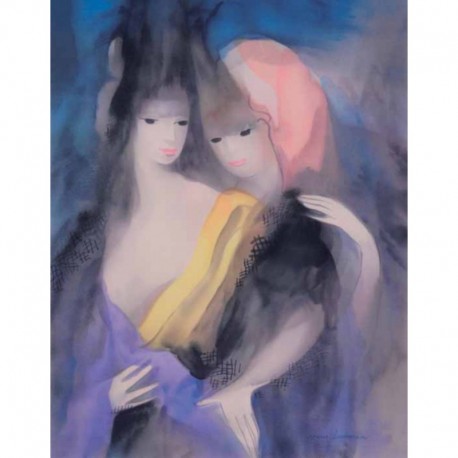 LAURENCIN Marie deux femmes enlacées