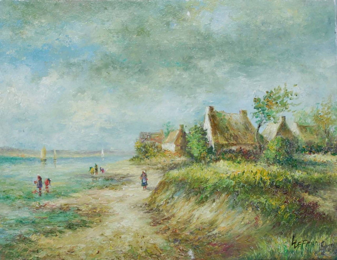 LEFRANC Louis les familles au bord de l'eau