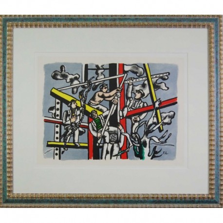 LEGER Fernand maçons sur la construction