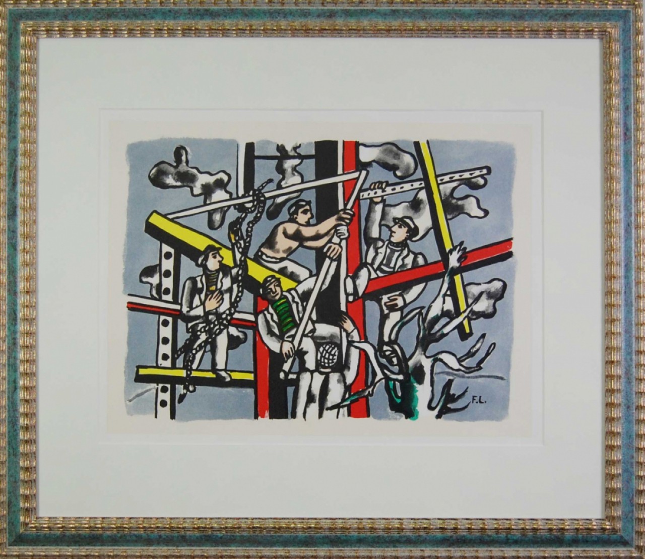 LEGER Fernand maçons sur la construction