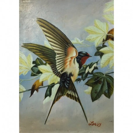 LEROY Gaston oiseau sur la branche