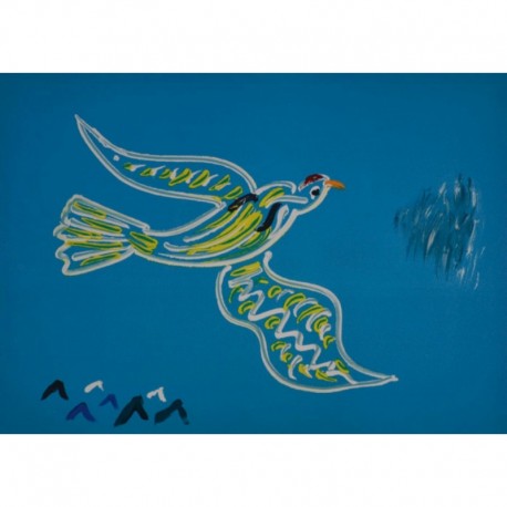 LIFAR Serge oiseau jaune en vol