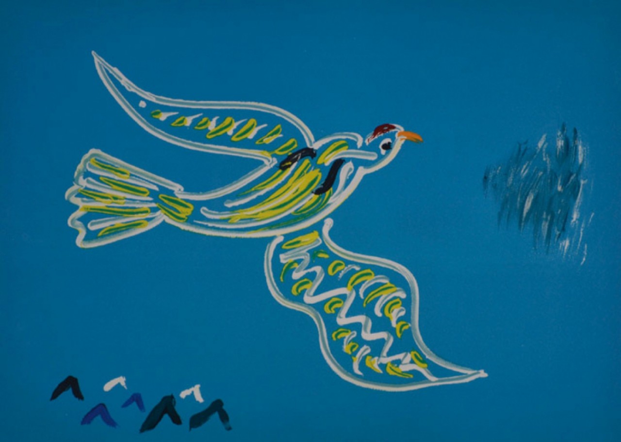 LIFAR Serge oiseau jaune en vol