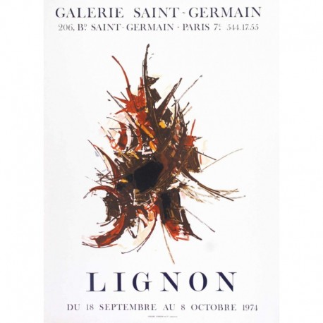 LIGNON Bernard galerie Saint-Germain 