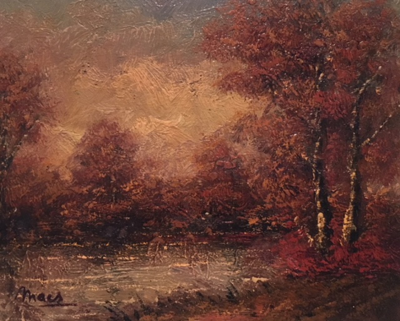 AUTOMNE AU BORD DE L'ÉTANG