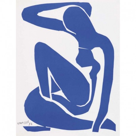 MATISSE Henri nue assise bleue
