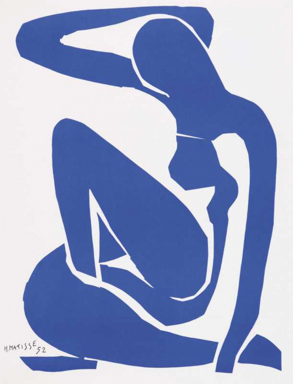 MATISSE Henri nue assise bleue